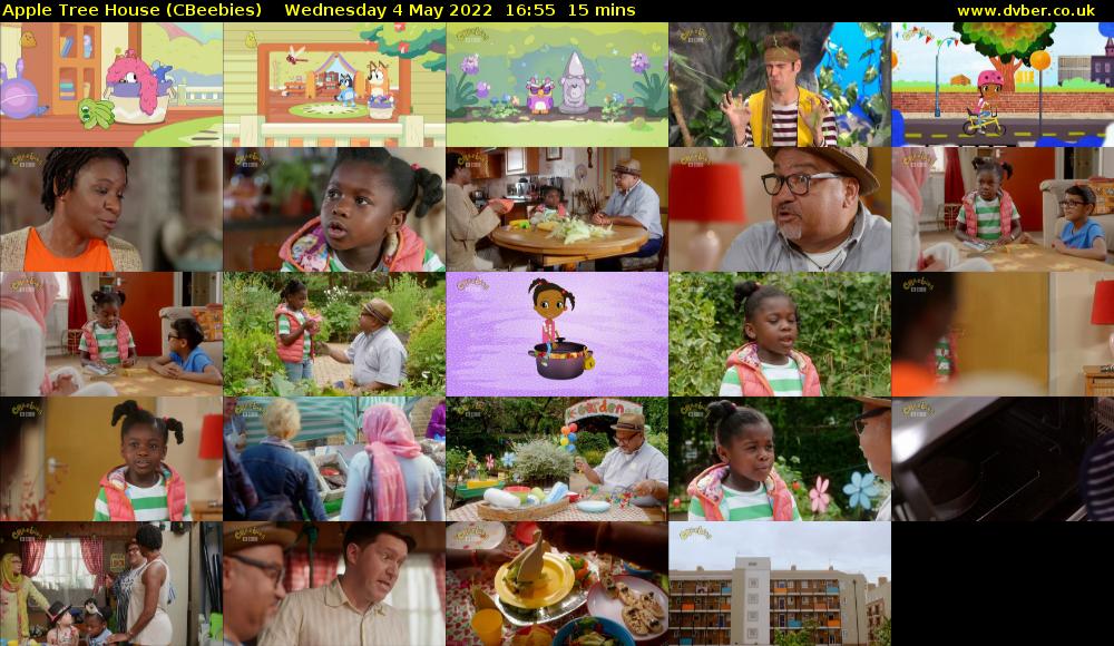 Apple Tree House (CBeebies) Wednesday 4 May 2022 16:55 - 17:10