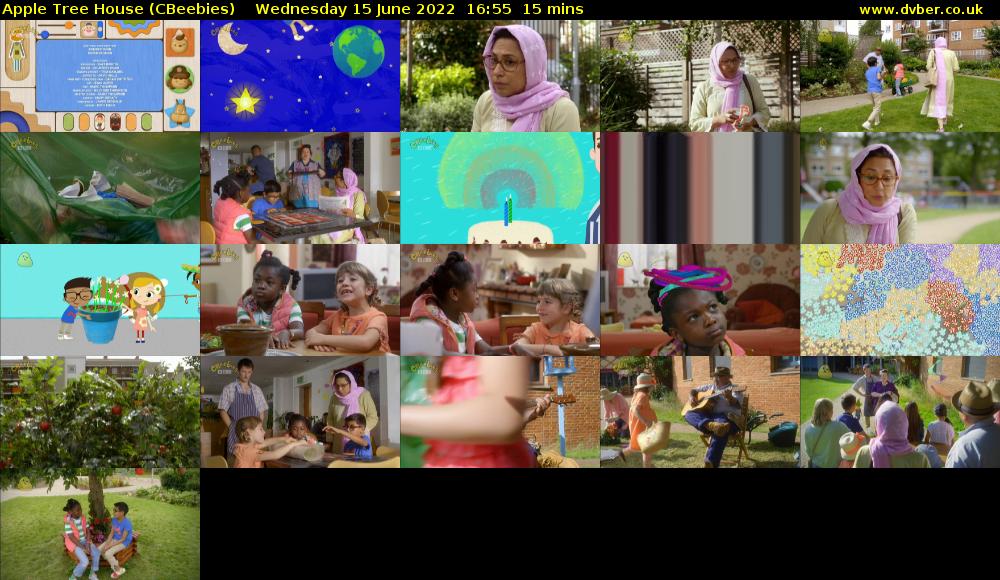 Apple Tree House (CBeebies) Wednesday 15 June 2022 16:55 - 17:10