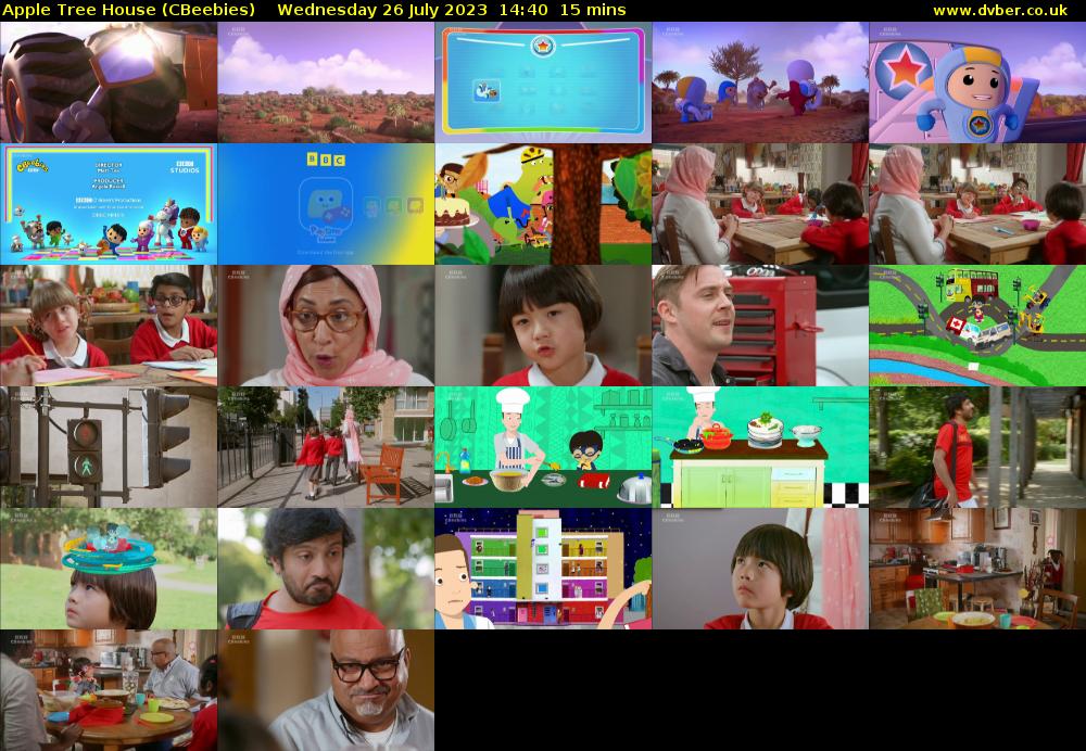 Apple Tree House (CBeebies) Wednesday 26 July 2023 14:40 - 14:55