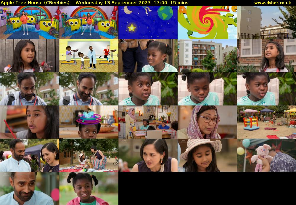 Apple Tree House (CBeebies) Wednesday 13 September 2023 17:00 - 17:15