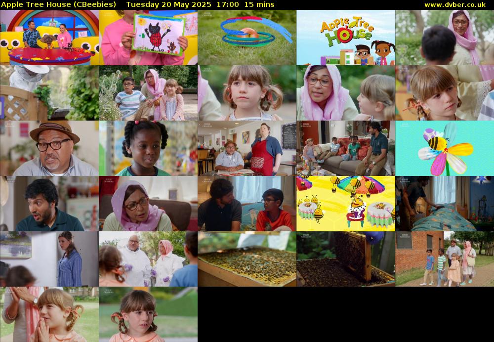 Apple Tree House (CBeebies) Tuesday 20 May 2025 17:00 - 17:15