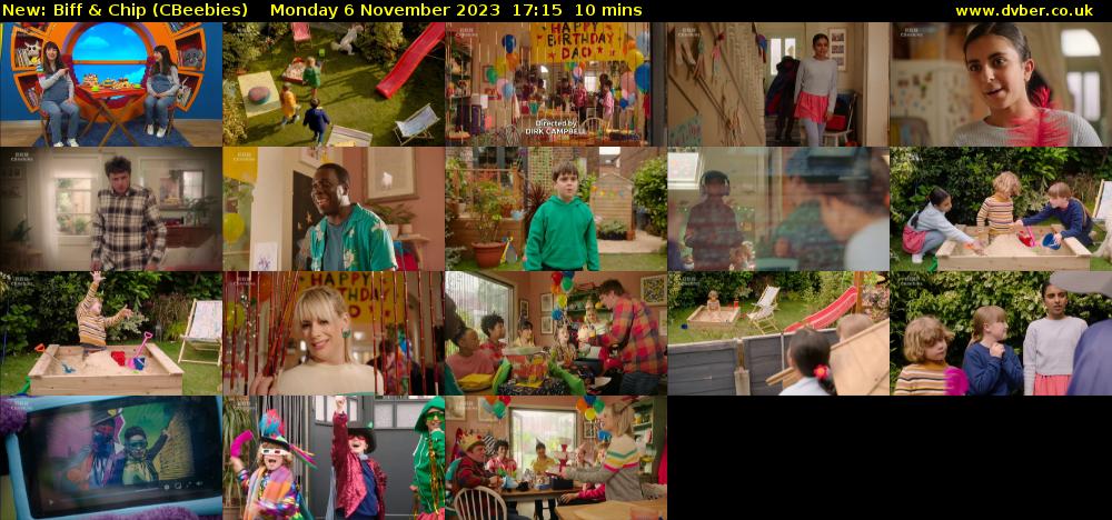 Biff & Chip (CBeebies) Monday 6 November 2023 17:15 - 17:25