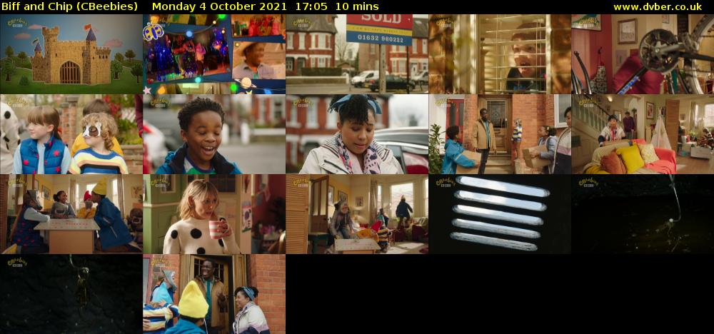 Biff and Chip (CBeebies) Monday 4 October 2021 17:05 - 17:15