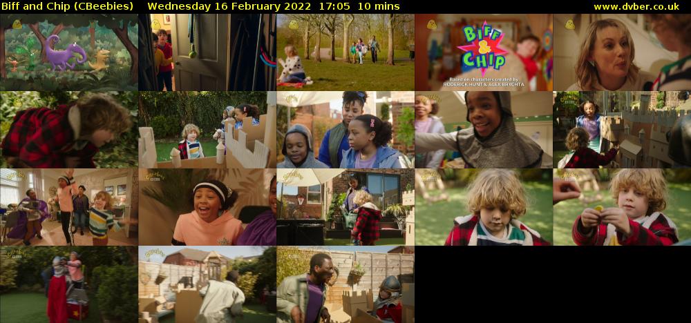 Biff and Chip (CBeebies) Wednesday 16 February 2022 17:05 - 17:15