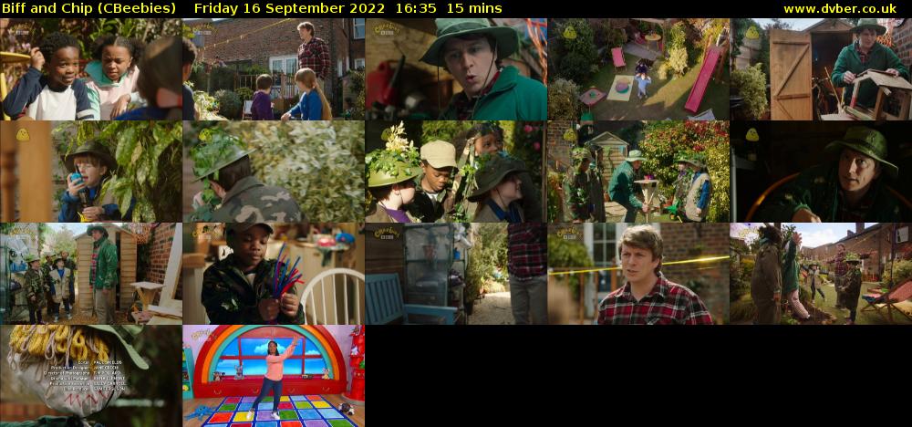 Biff and Chip (CBeebies) Friday 16 September 2022 16:35 - 16:50