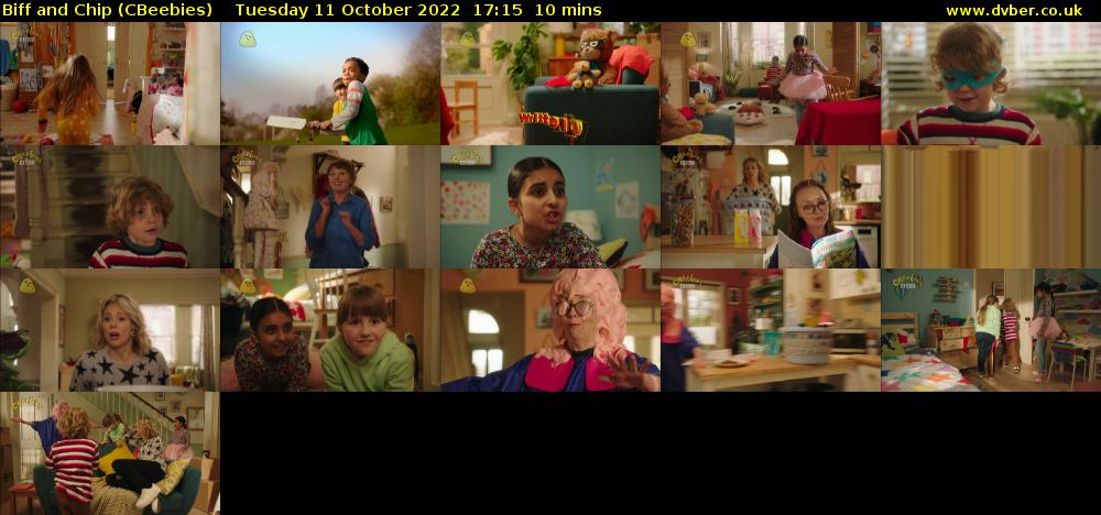 Biff and Chip (CBeebies) Tuesday 11 October 2022 17:15 - 17:25