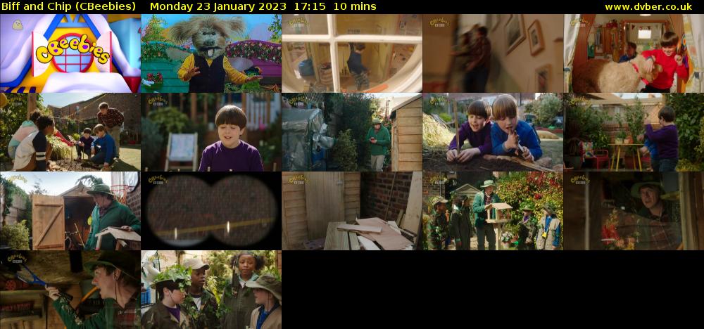 Biff and Chip (CBeebies) Monday 23 January 2023 17:15 - 17:25
