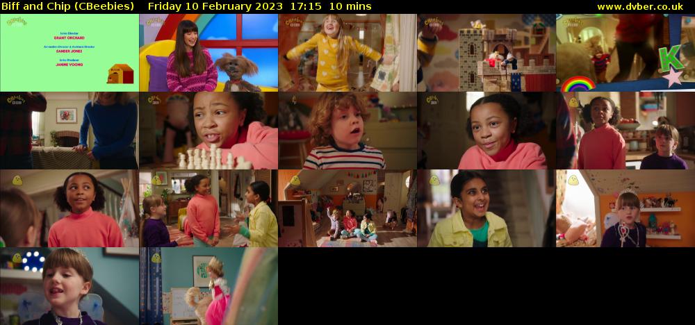 Biff and Chip (CBeebies) Friday 10 February 2023 17:15 - 17:25