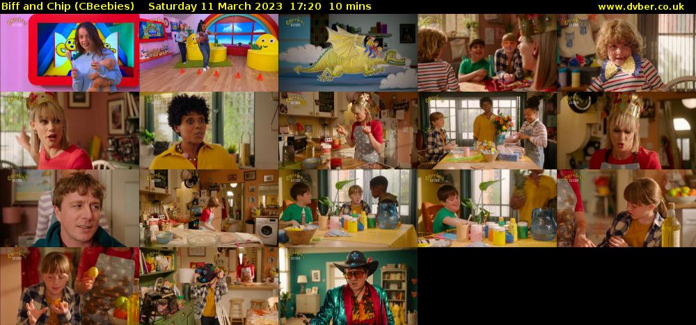 Biff and Chip (CBeebies) Saturday 11 March 2023 17:20 - 17:30
