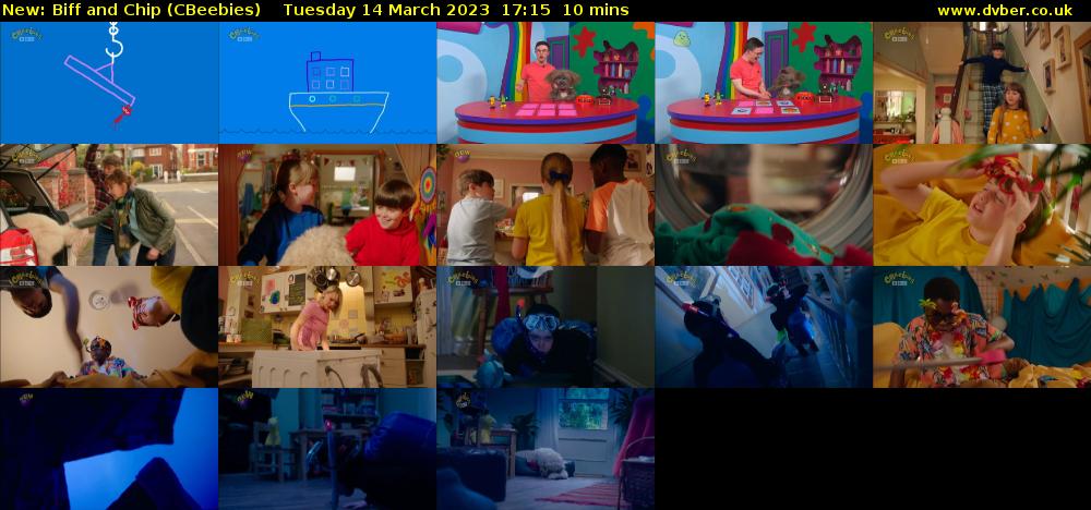 Biff and Chip (CBeebies) Tuesday 14 March 2023 17:15 - 17:25