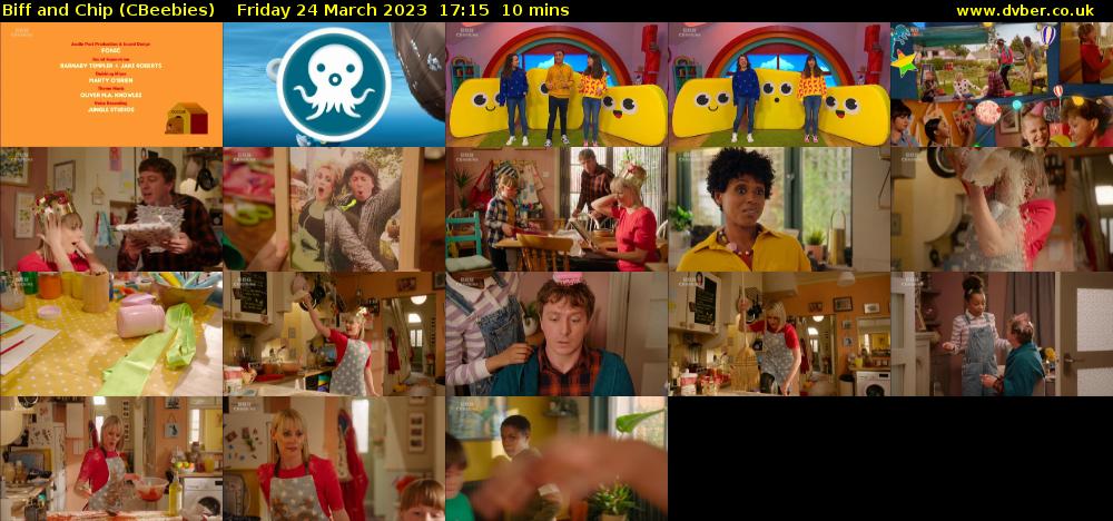 Biff and Chip (CBeebies) Friday 24 March 2023 17:15 - 17:25