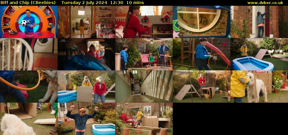 Biff and Chip (CBeebies) Tuesday 2 July 2024 12:30 - 12:40