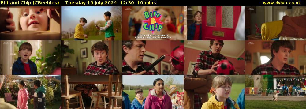 Biff and Chip (CBeebies) Tuesday 16 July 2024 12:30 - 12:40