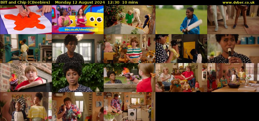 Biff and Chip (CBeebies) Monday 12 August 2024 12:30 - 12:40