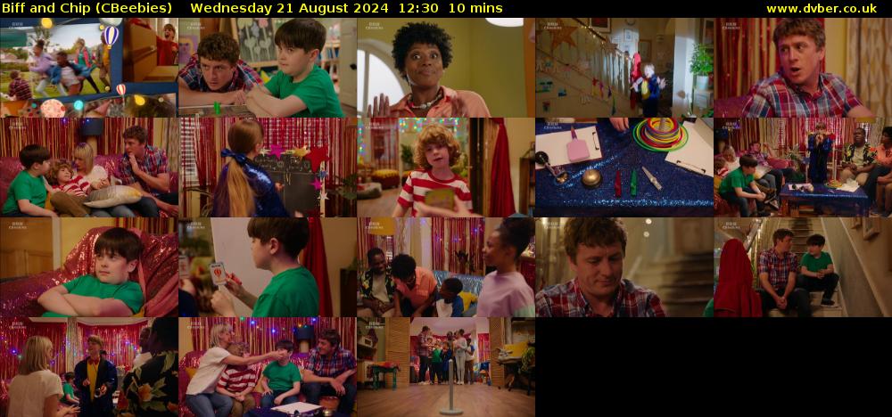 Biff and Chip (CBeebies) Wednesday 21 August 2024 12:30 - 12:40