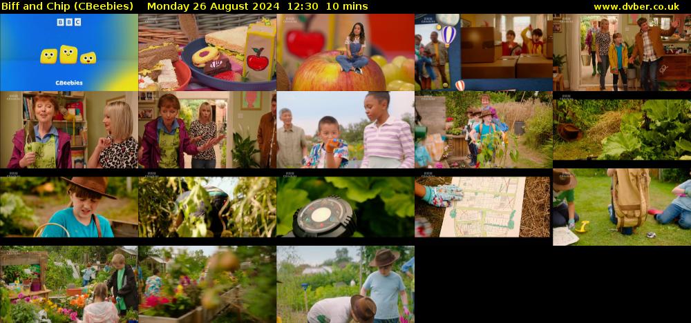 Biff and Chip (CBeebies) Monday 26 August 2024 12:30 - 12:40