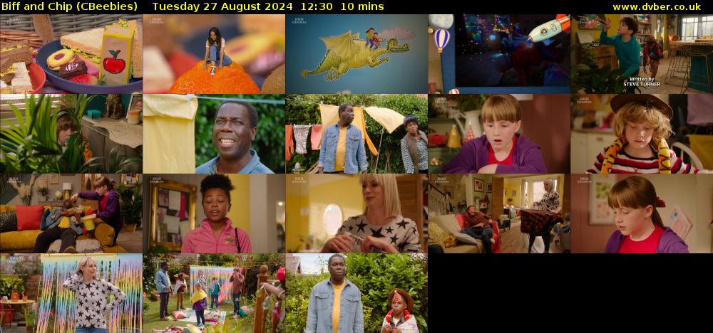 Biff and Chip (CBeebies) Tuesday 27 August 2024 12:30 - 12:40