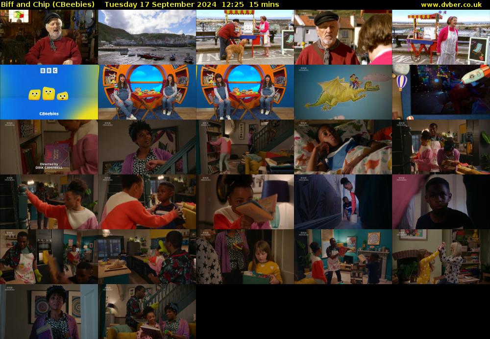 Biff and Chip (CBeebies) Tuesday 17 September 2024 12:25 - 12:40