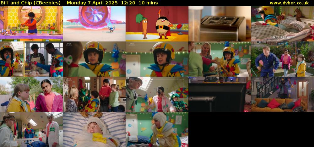 Biff and Chip (CBeebies) Monday 7 April 2025 12:20 - 12:30
