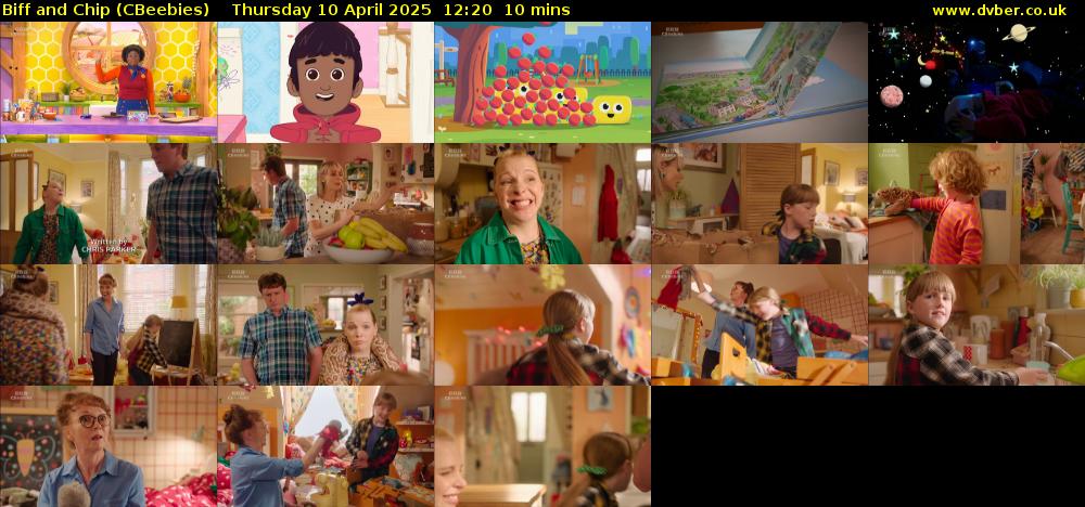 Biff and Chip (CBeebies) Thursday 10 April 2025 12:20 - 12:30