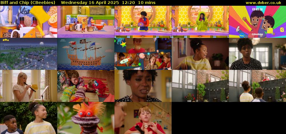 Biff and Chip (CBeebies) Wednesday 16 April 2025 12:20 - 12:30