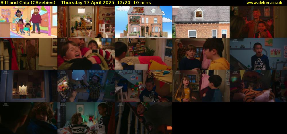 Biff and Chip (CBeebies) Thursday 17 April 2025 12:20 - 12:30