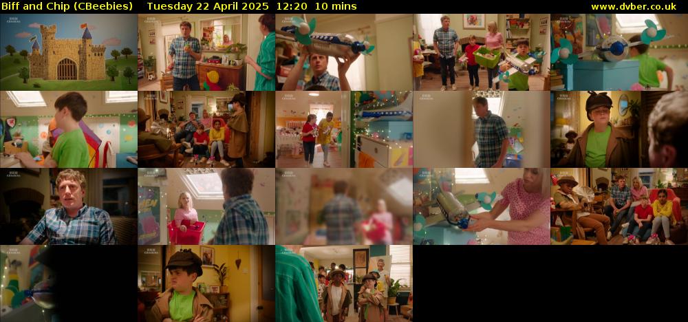 Biff and Chip (CBeebies) Tuesday 22 April 2025 12:20 - 12:30