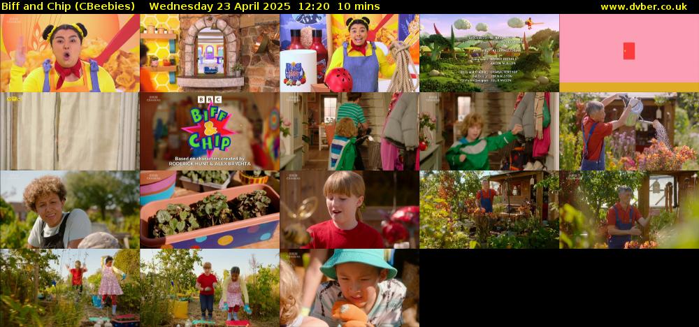 Biff and Chip (CBeebies) Wednesday 23 April 2025 12:20 - 12:30