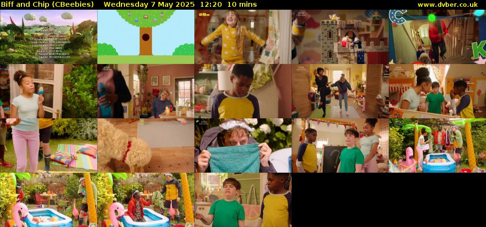 Biff and Chip (CBeebies) Wednesday 7 May 2025 12:20 - 12:30