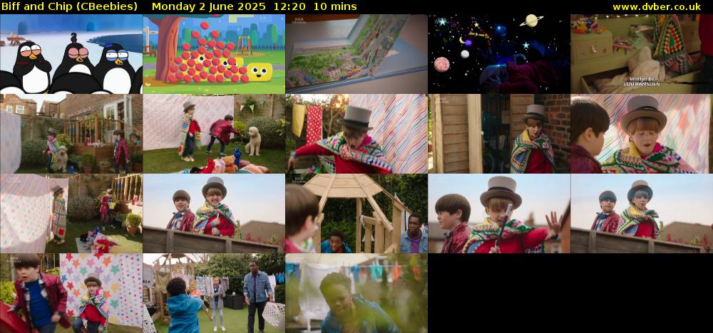 Biff and Chip (CBeebies) Monday 2 June 2025 12:20 - 12:30