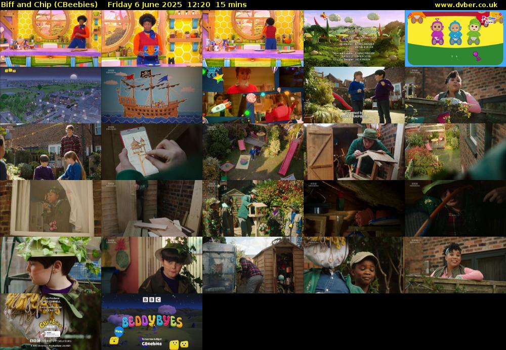 Biff and Chip (CBeebies) Friday 6 June 2025 12:20 - 12:35