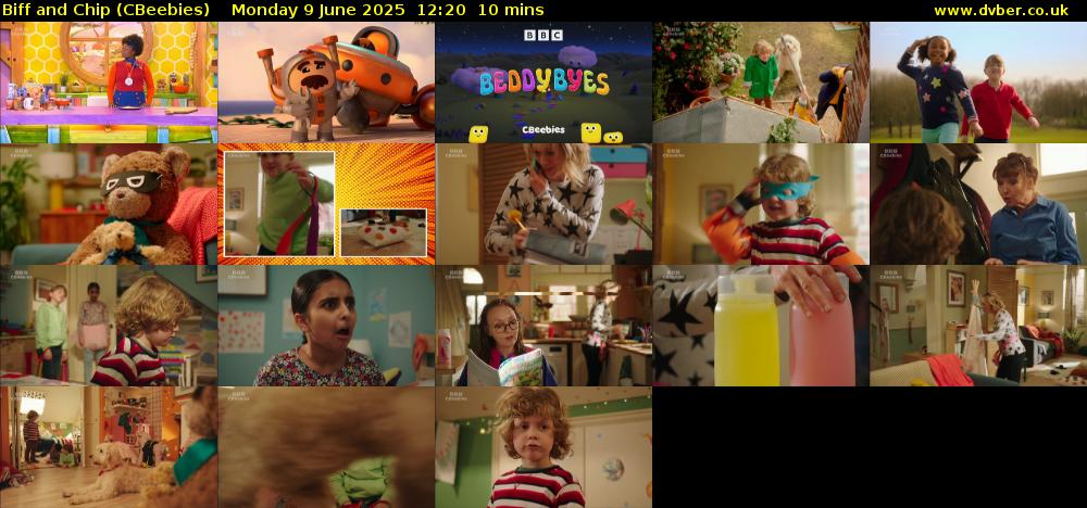 Biff and Chip (CBeebies) Monday 9 June 2025 12:20 - 12:30
