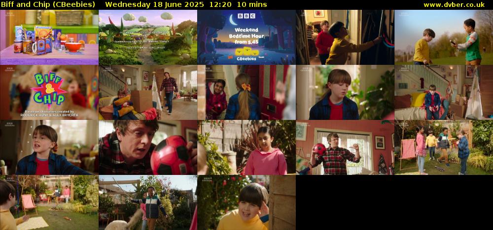 Biff and Chip (CBeebies) Wednesday 18 June 2025 12:20 - 12:30