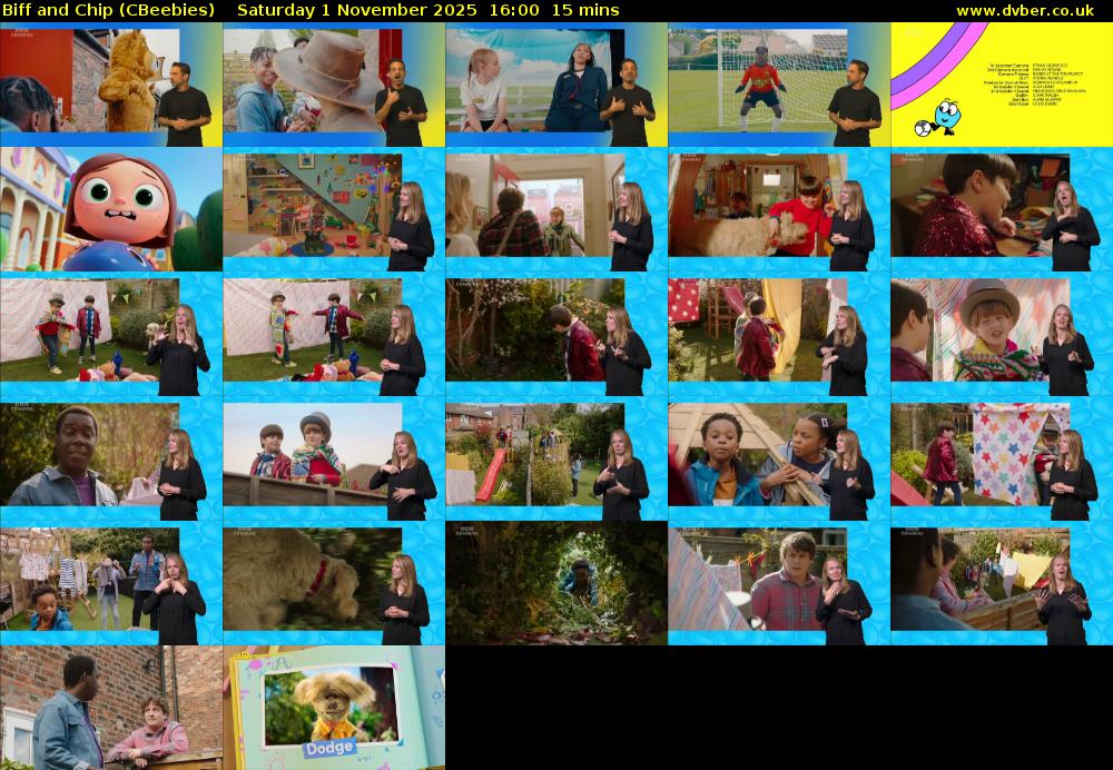 Biff and Chip (CBeebies) Saturday 1 November 2025 16:00 - 16:15