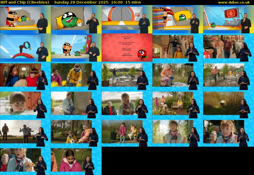 Biff and Chip (CBeebies) Sunday 28 December 2025 16:00 - 16:15