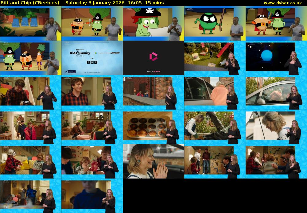 Biff and Chip (CBeebies) Saturday 3 January 2026 16:05 - 16:20