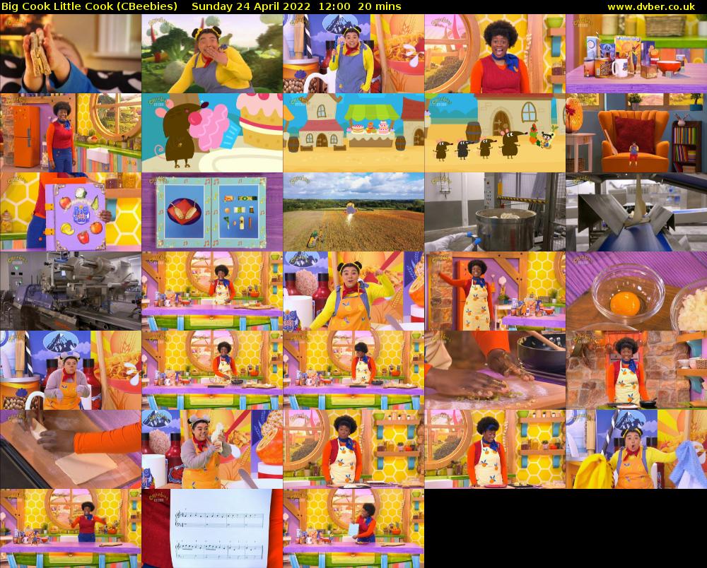 Big Cook Little Cook (CBeebies) - 2022-04-24-1200