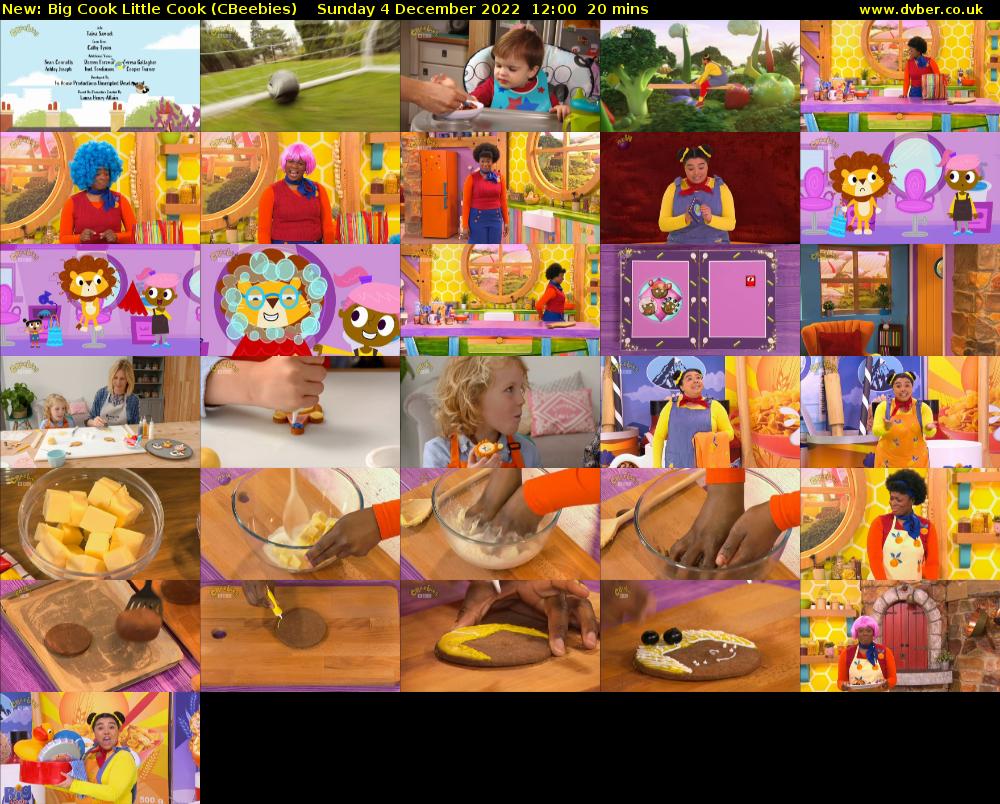 Big Cook Little Cook (CBeebies) - 2022-12-04-1200