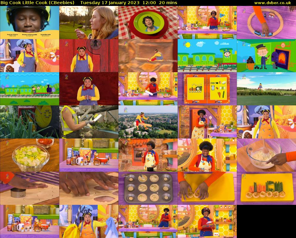 Big Cook Little Cook (CBeebies) Tuesday 17 January 2023 12:00 - 12:20