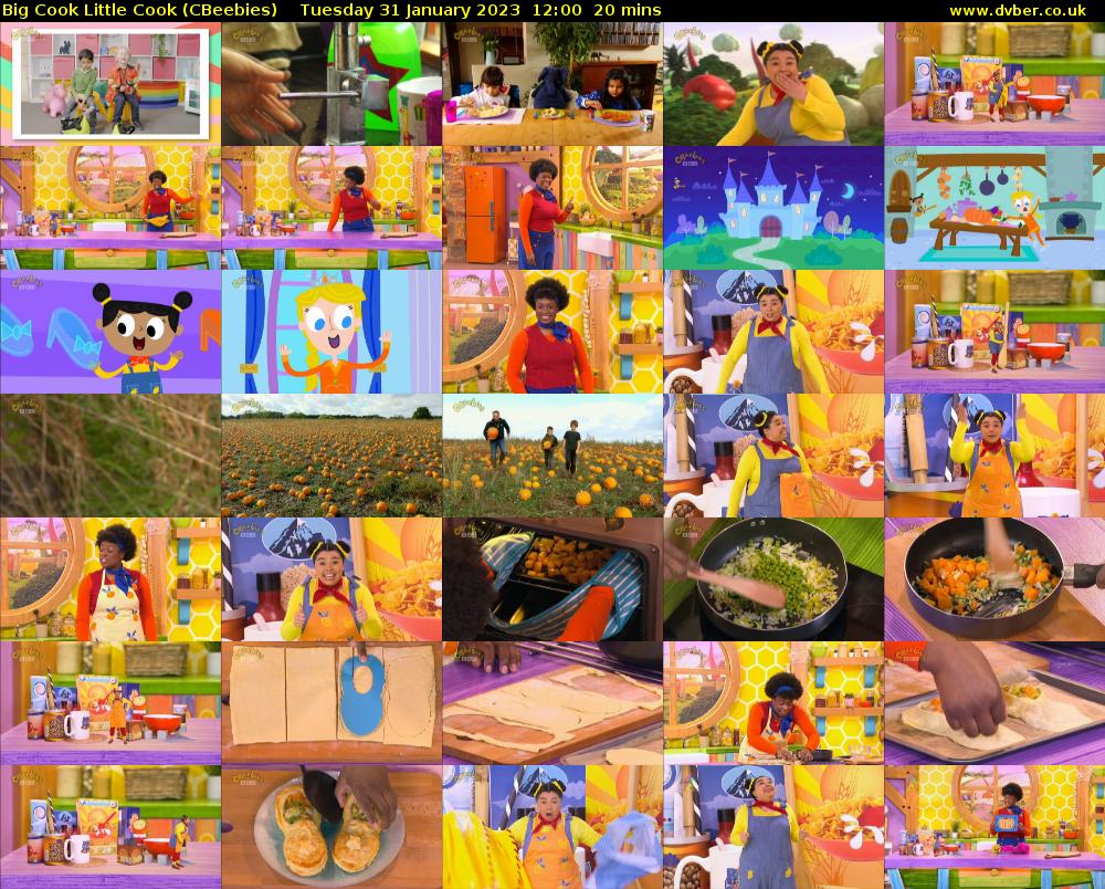 Big Cook Little Cook (CBeebies) - 2023-01-31-1200