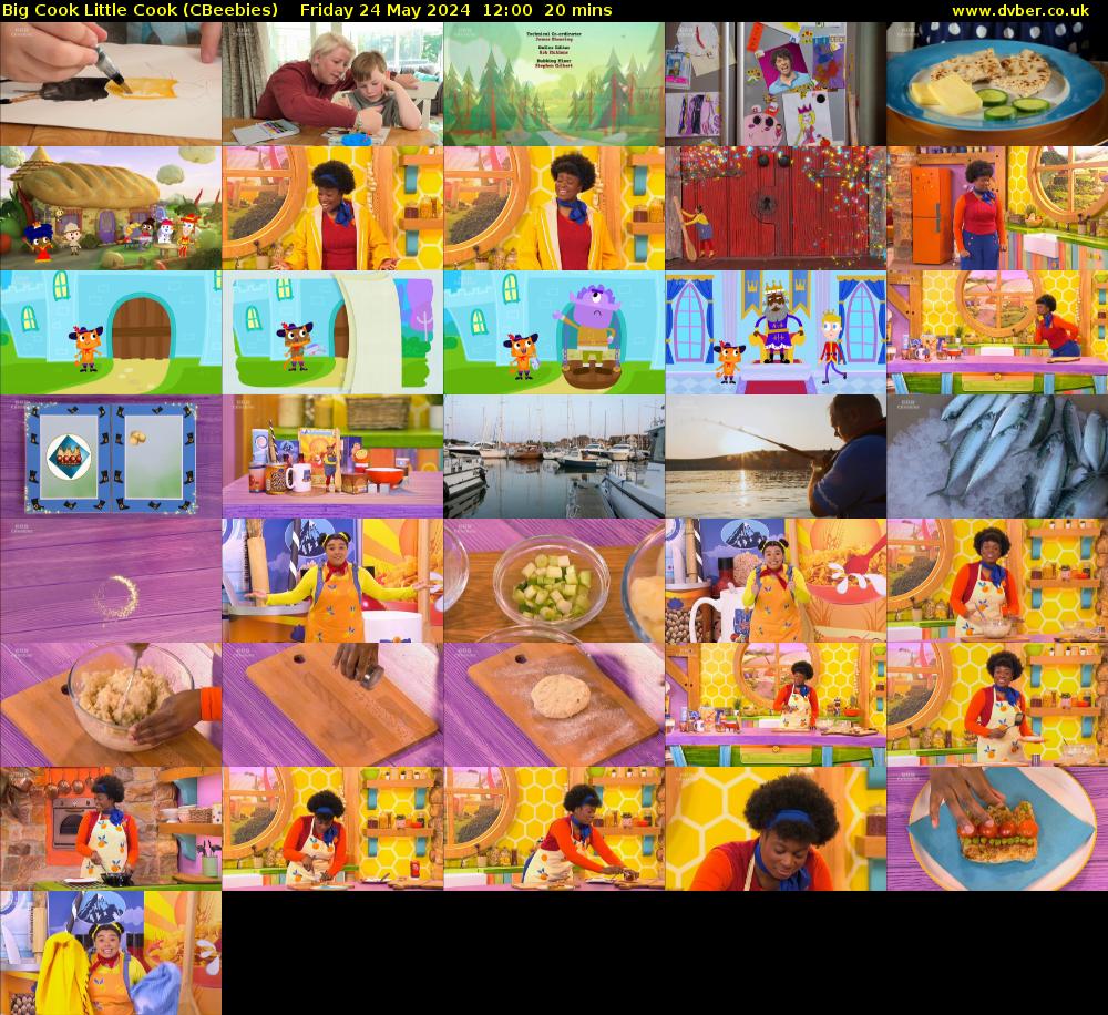 Big Cook Little Cook (CBeebies) Friday 24 May 2024 12:00 - 12:20