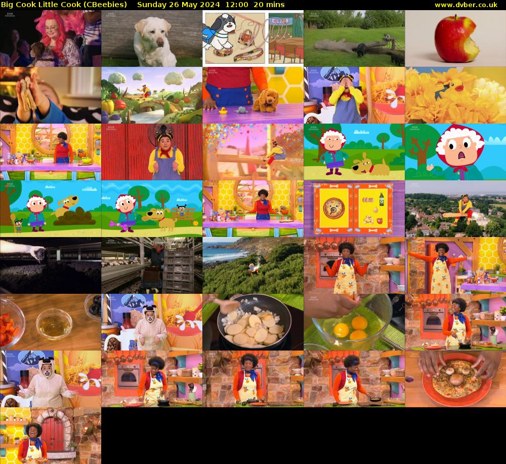 Big Cook Little Cook (CBeebies) Sunday 26 May 2024 12:00 - 12:20