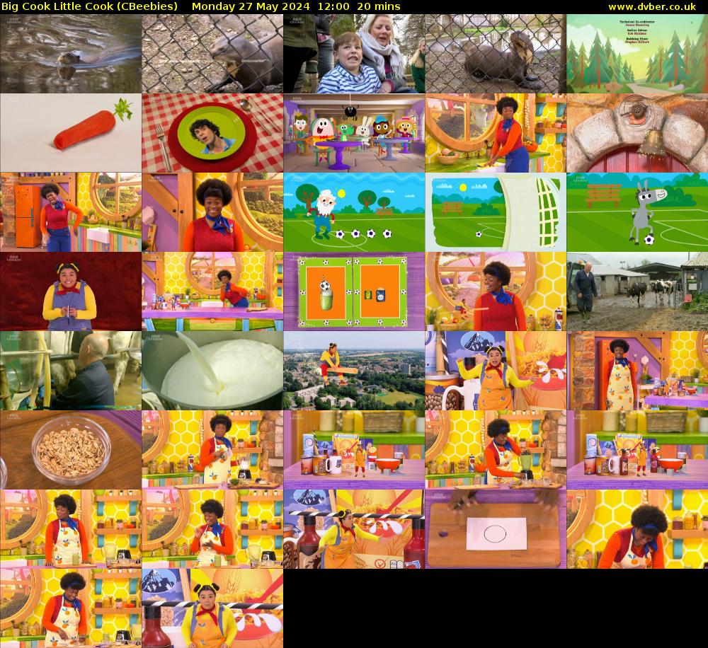 Big Cook Little Cook (CBeebies) Monday 27 May 2024 12:00 - 12:20
