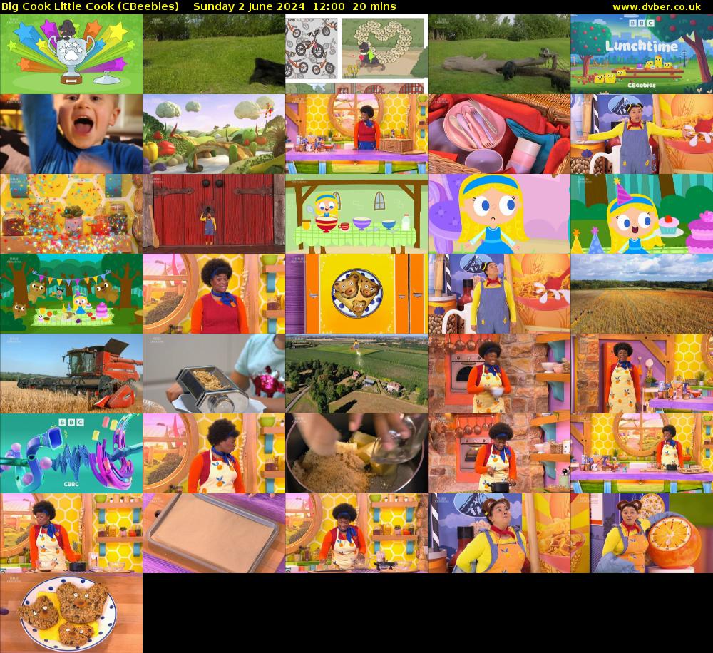 Big Cook Little Cook (CBeebies) Sunday 2 June 2024 12:00 - 12:20