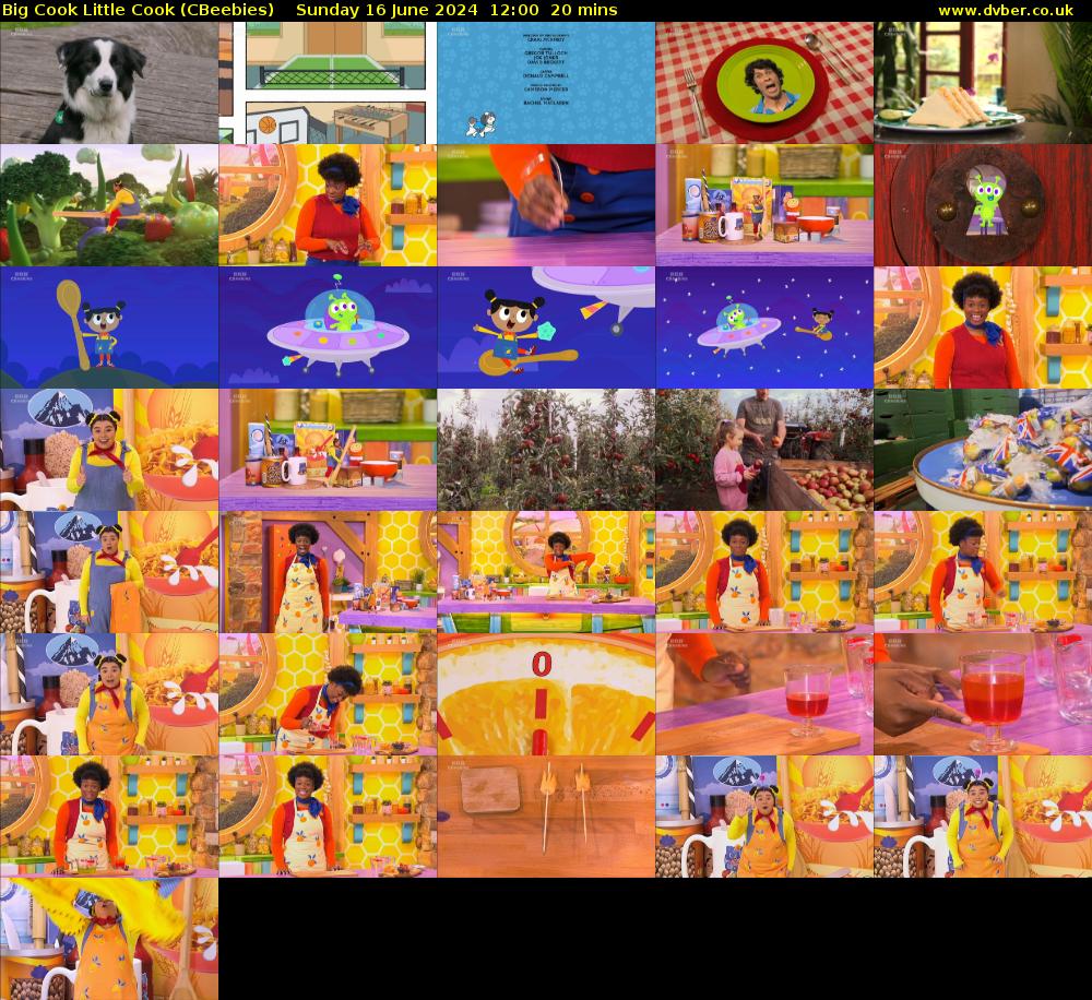 Big Cook Little Cook (CBeebies) Sunday 16 June 2024 12:00 - 12:20