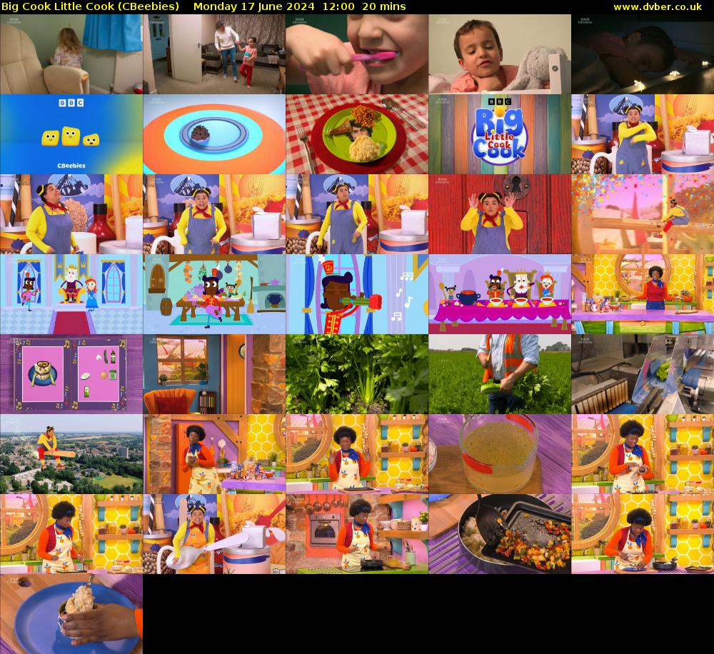Big Cook Little Cook (CBeebies) Monday 17 June 2024 12:00 - 12:20