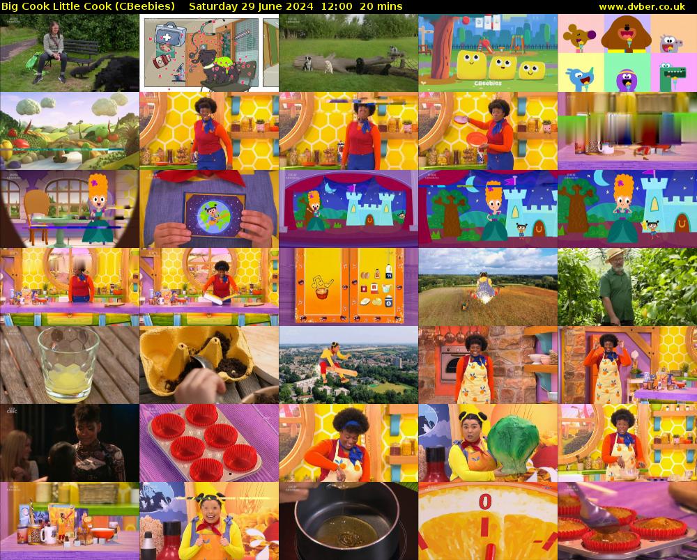 Big Cook Little Cook (CBeebies) Saturday 29 June 2024 12:00 - 12:20