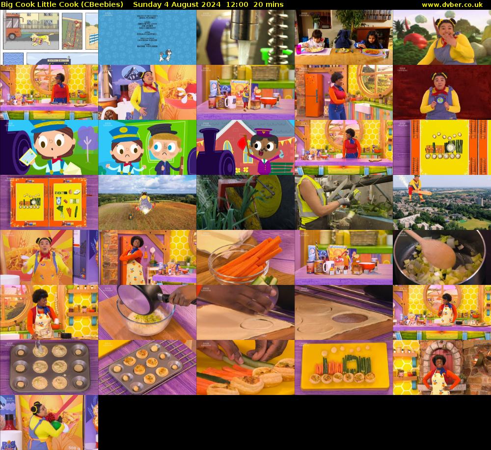Big Cook Little Cook (CBeebies) Sunday 4 August 2024 12:00 - 12:20