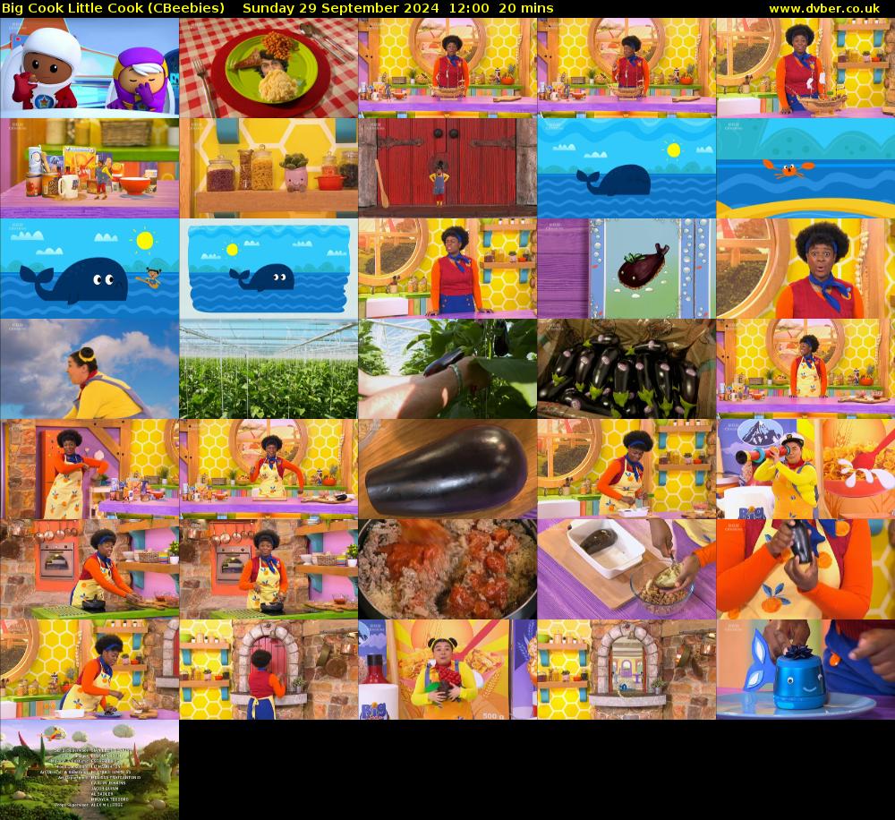 Big Cook Little Cook (CBeebies) Sunday 29 September 2024 12:00 - 12:20