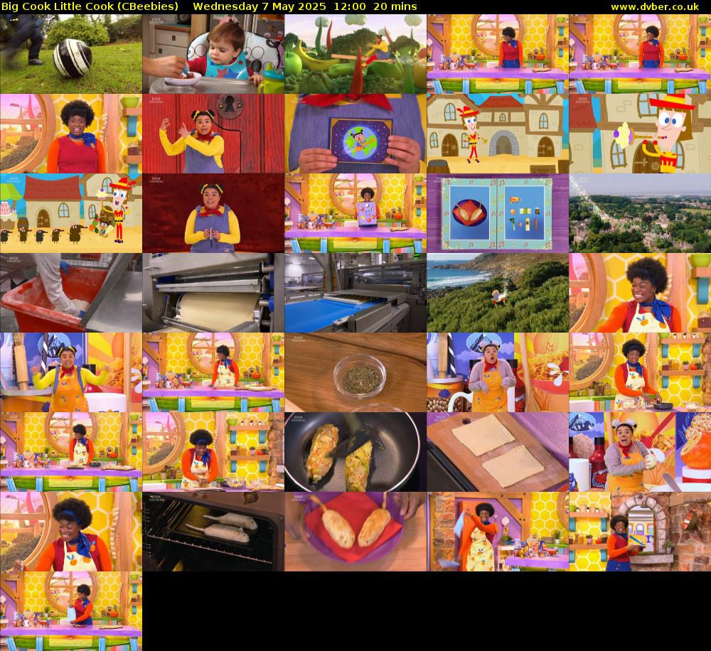 Big Cook Little Cook (CBeebies) Wednesday 7 May 2025 12:00 - 12:20